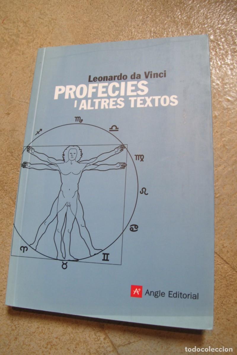 Libros: PROFECIES I ALTRES TEXTOS . LEONARDO DA VINCI. ANGLE EDITORIAL - Foto 1
