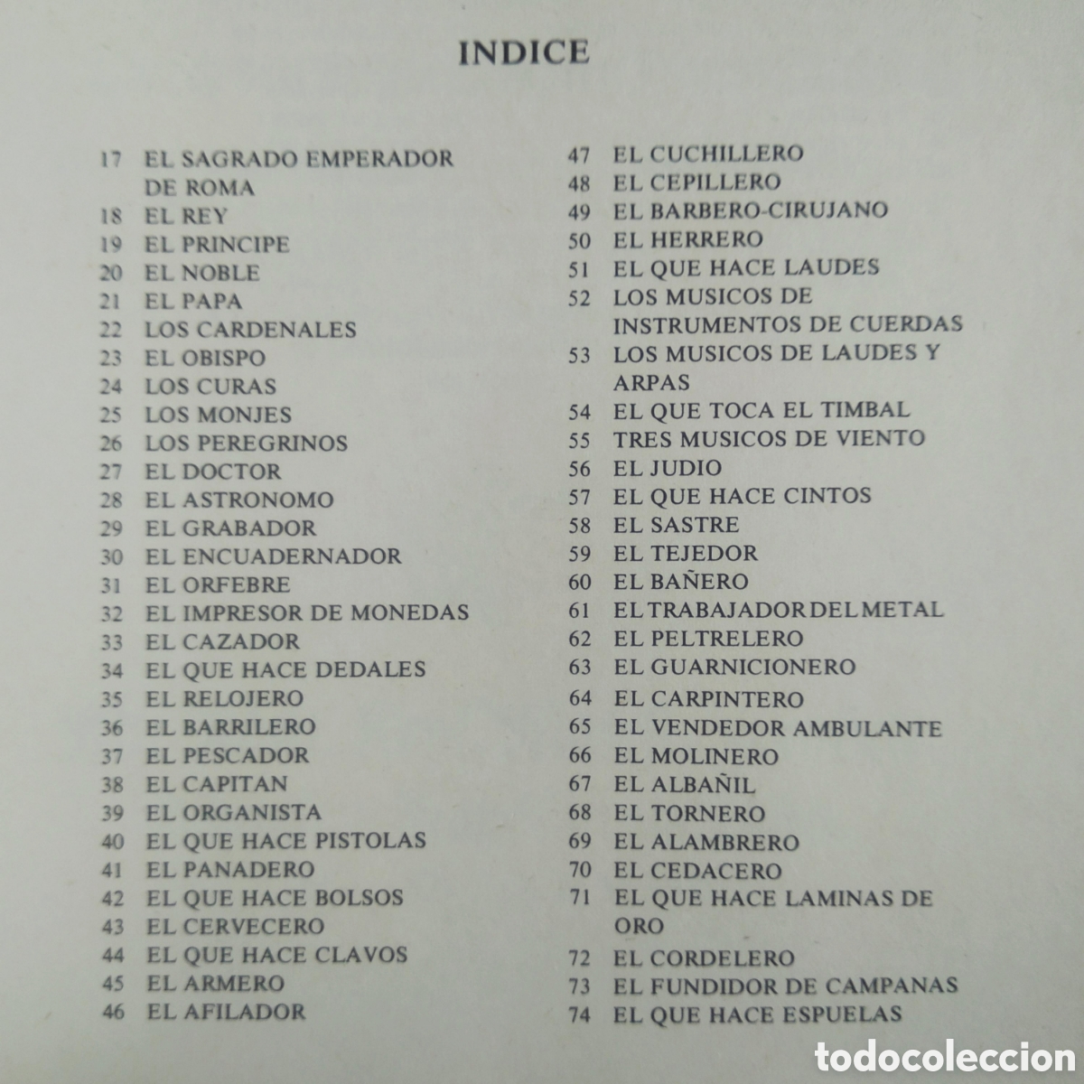 Libros: El Libro de las Profesiones (Perea, 1988). Ver &iacute;ndice. - Foto 2