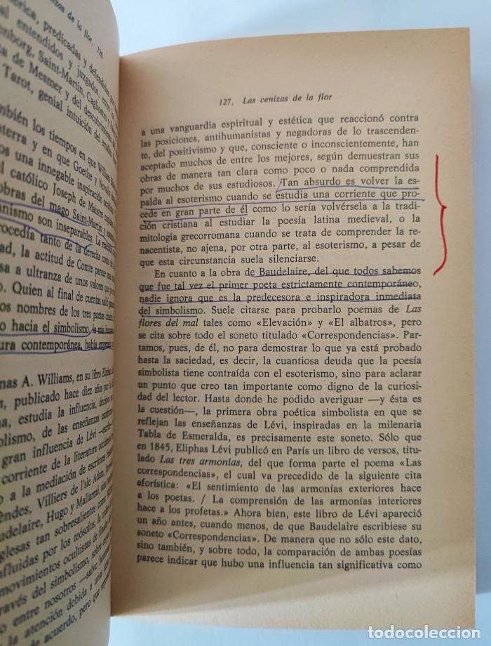Libros: LAS CENIZAS DE LA FLOR - Angel Crespo - Foto 2