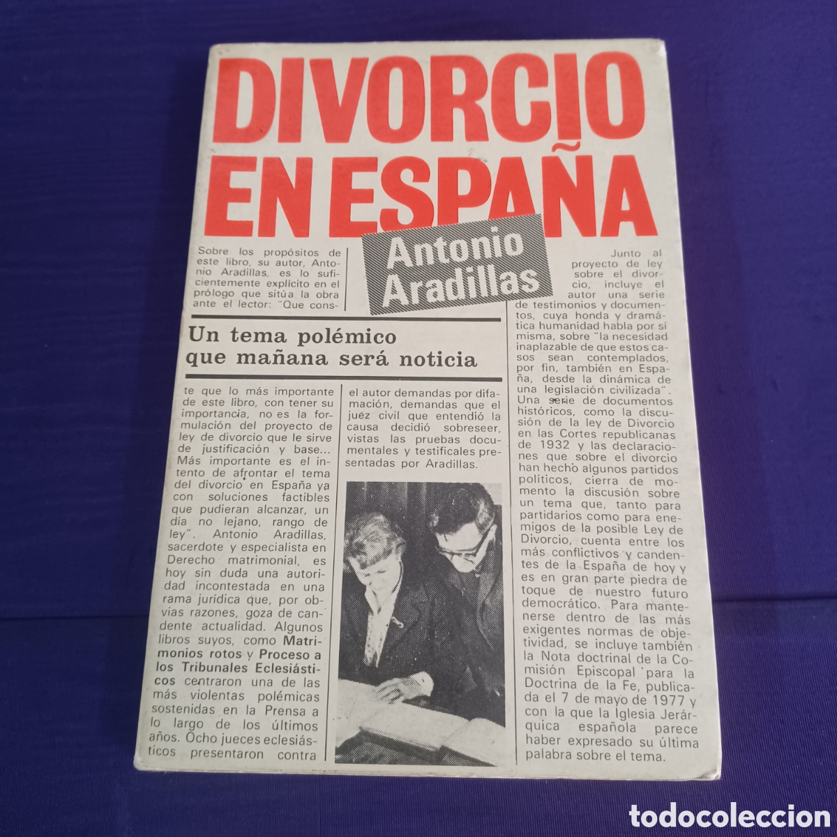 Libros: DIVORCIO EN ESPA&Ntilde;A - ANTONIO ARADILLAS - Foto 1
