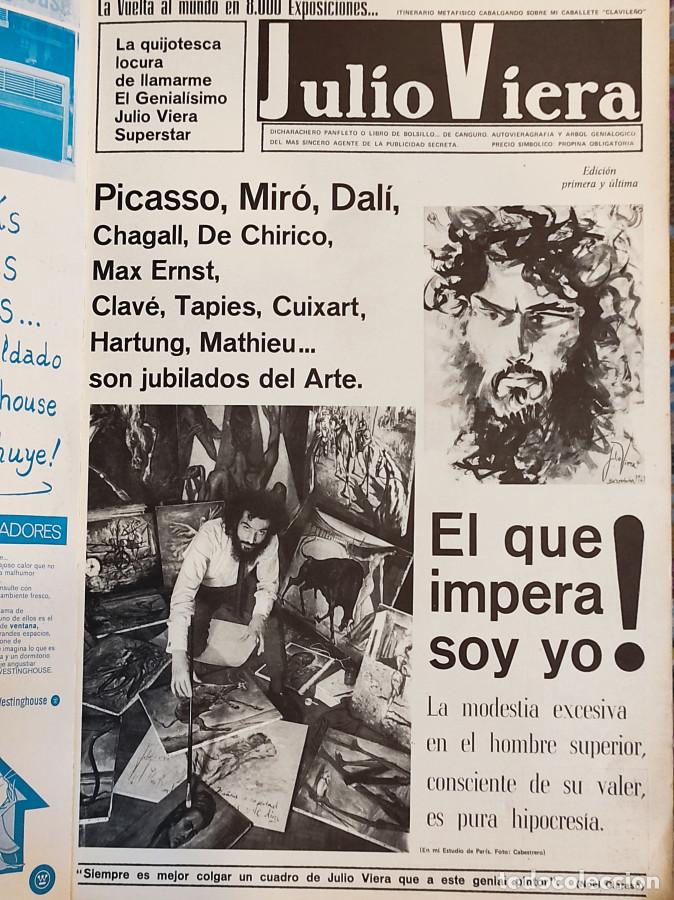 Livres: JULIO VIERA SUPERSTAR. La quijotesca locura de llamarme 'El Genialismo'. Auto-Vieragraf&iacute;a y &aacute;rbol ge