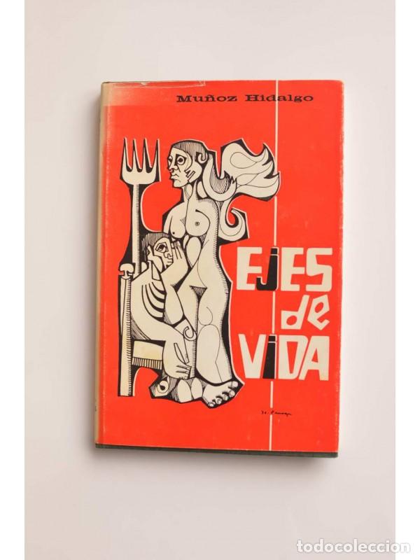 Libros: Ejes de vida. Poemas Oto&ntilde;o 1969 - MU&Ntilde;OZ HIDALGO, Manuel - Foto 1