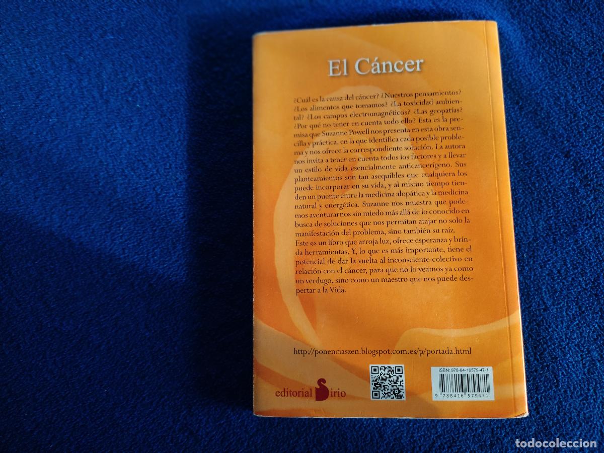 Libros: EL C&Aacute;NCER Suzanne Powell Ediciones Sirio 2016 - Foto 3