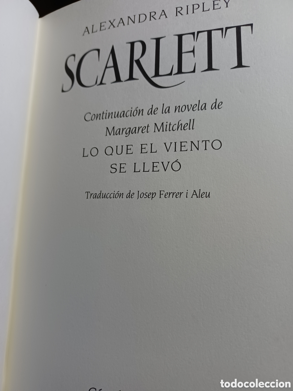 Libros: Barybook 185 Scarlett Alexandra Ripley - Foto 4