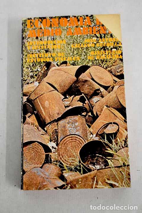 Libros: Econom&iacute;a del medio ambiente