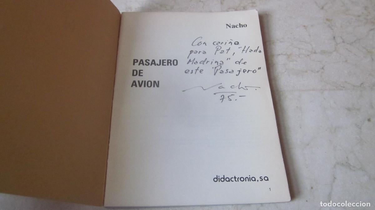 Libros: NACHO - PASAJERO DE AVION - DIDACTRONIA 1975 - Foto 2