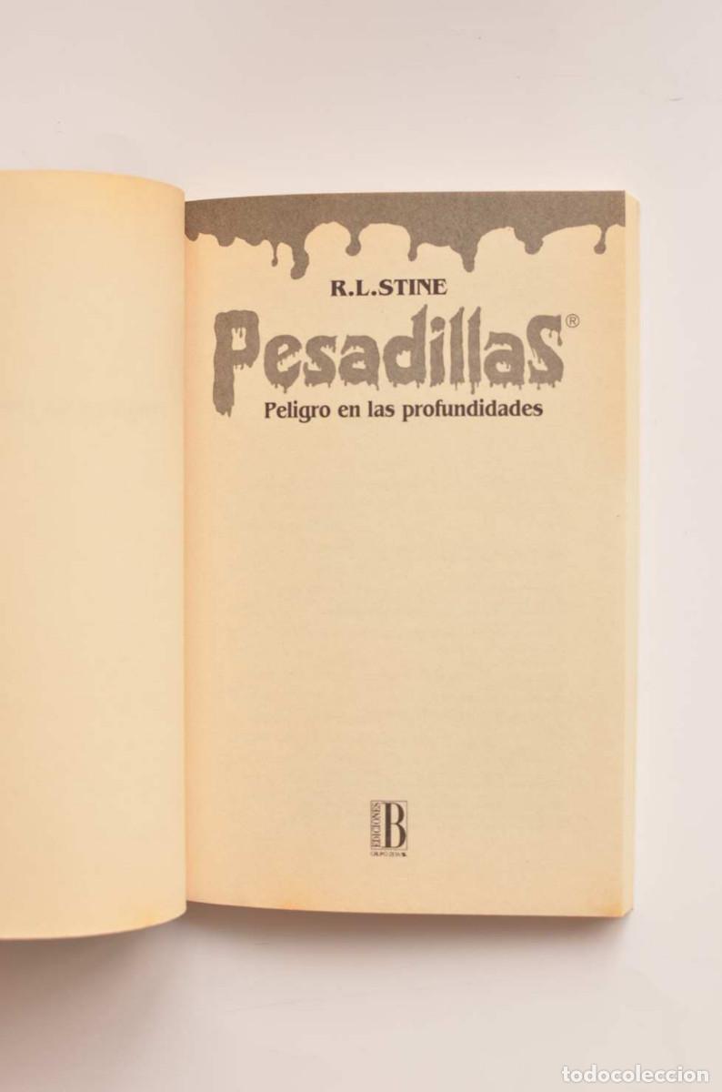 Libros: Peligro en las profundidades - STINE, Robert L. - Foto 2