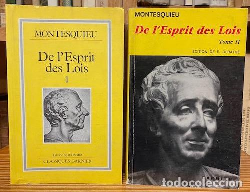 Libros: DE LESPRIT DES LOIS - MONTESQUIEU - Foto 1