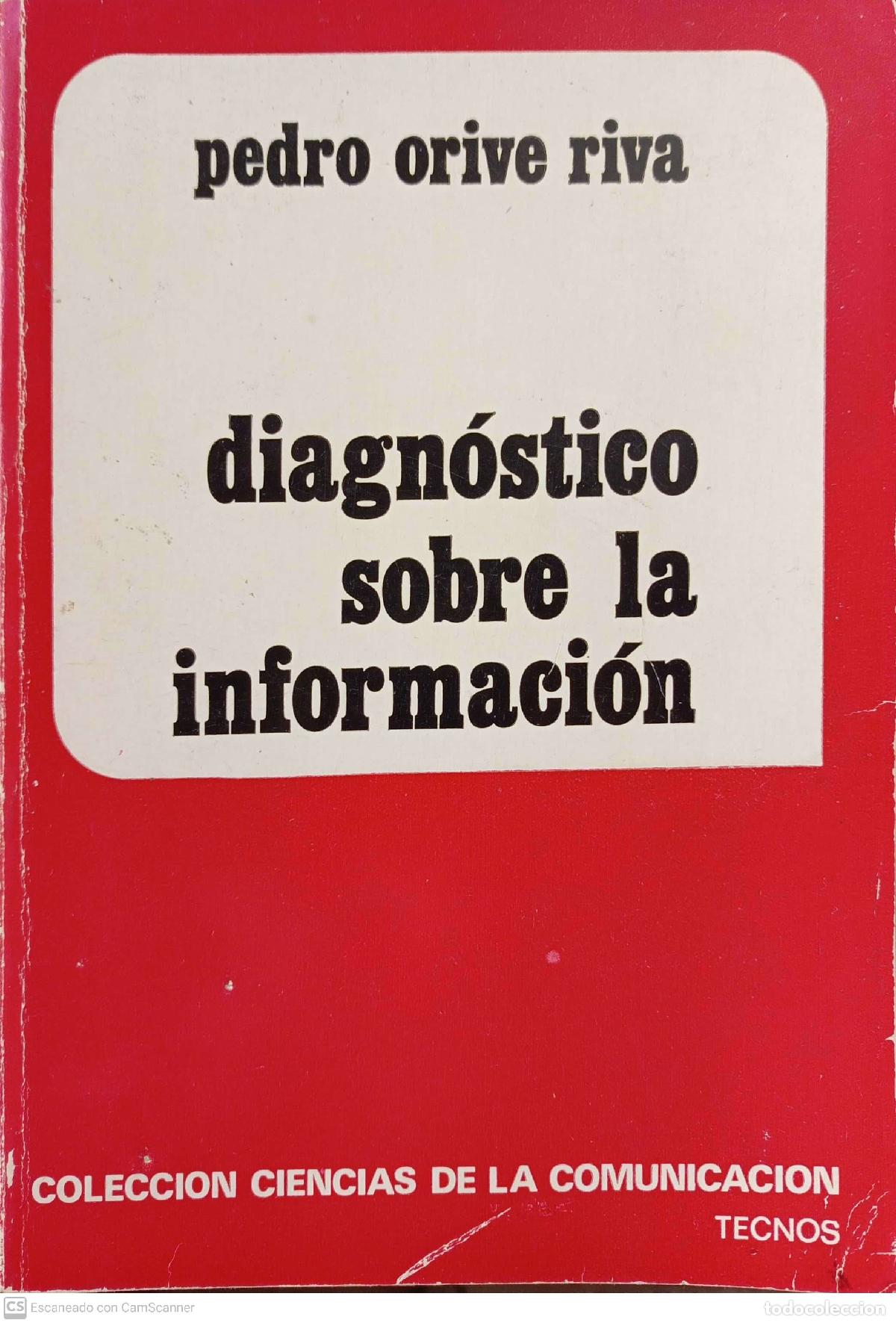 Libros: Diagn&oacute;stico sobre la informaci&oacute;n - Orive Riva, Pedro - Foto 1
