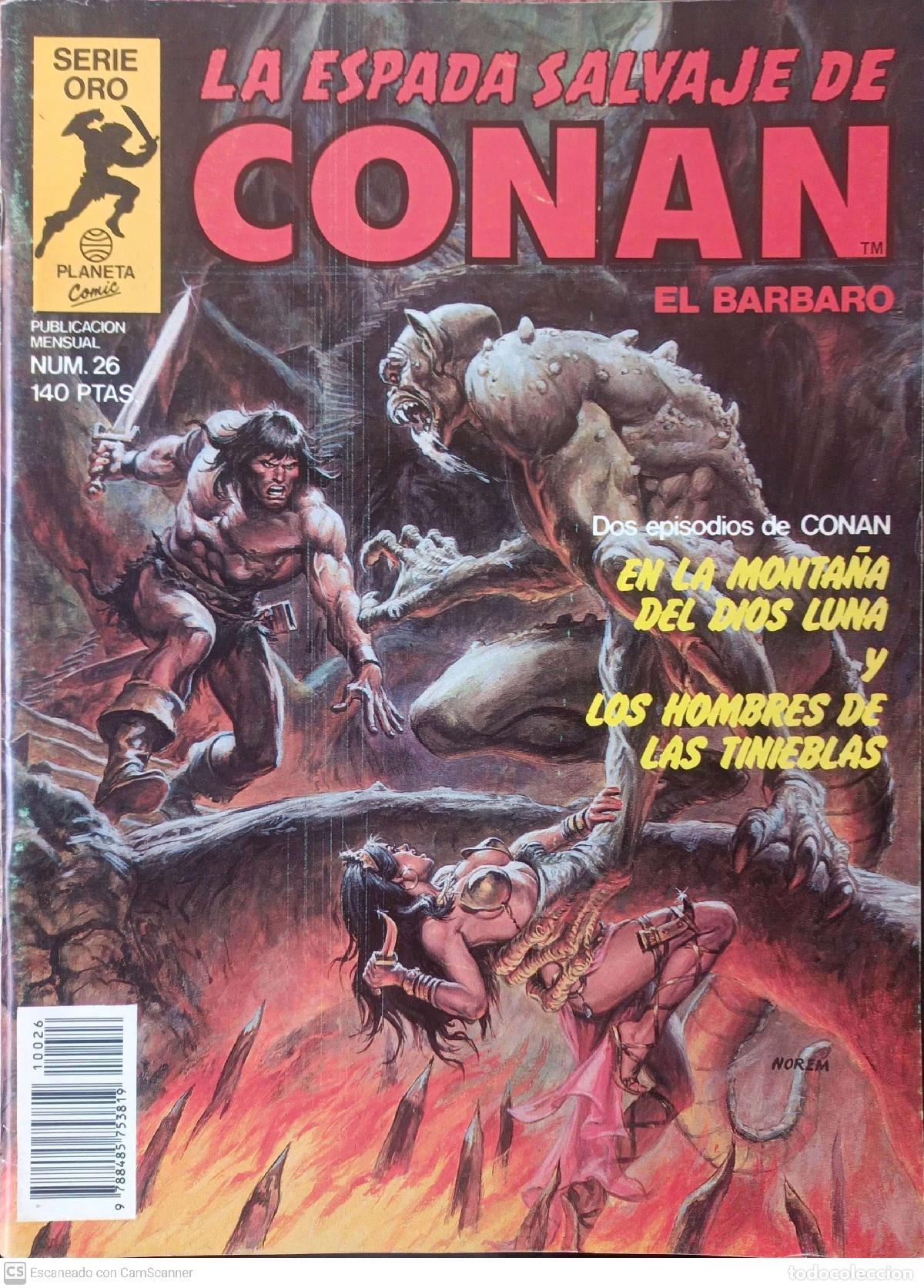 Libros: La espada salvaje de Conan El Barbaro, num. 26. Serie Oro - Foto 1