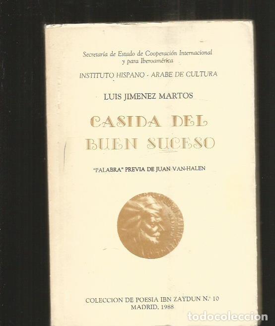 Libros: CASIDA DEL BUEN SUCESO - JIMENEZ MARTOS, LUIS - Foto 1