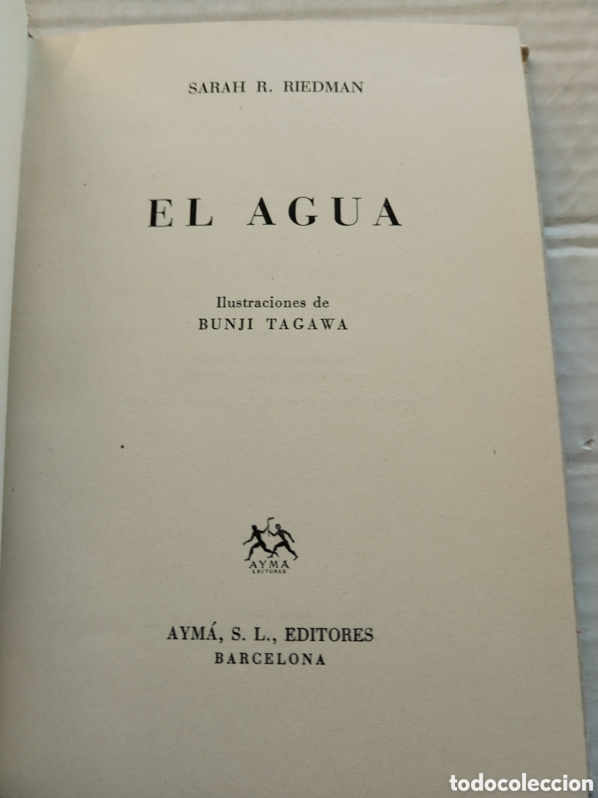 Libros: EL AGUA/SARAH RIEDMAN - Foto 3