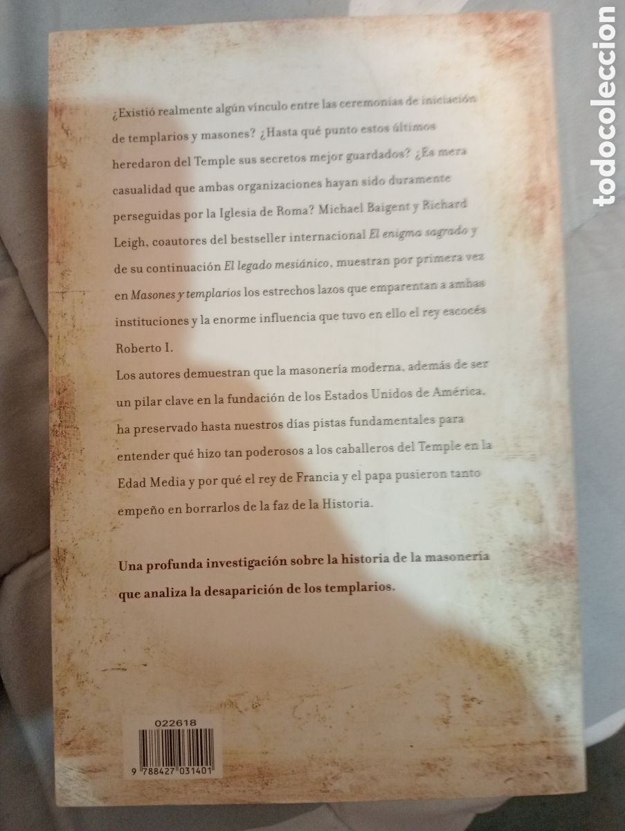 Libros: Masones y Templarios. PRIMERA EDICI&Oacute;N - Foto 2