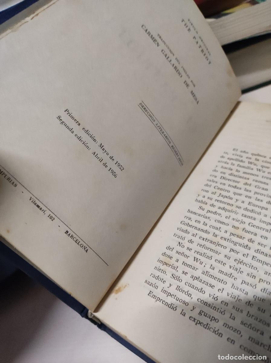 Libros: EL PATRIOTA 1956 PEARL BUCK - Foto 4