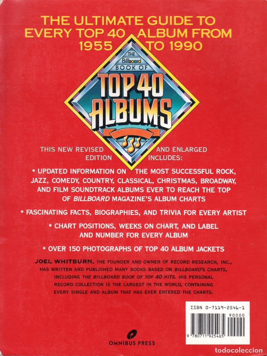 Libros: BILLBOARD. BOOK TOP ALBUMS. 1955 - 1990. - Foto 2