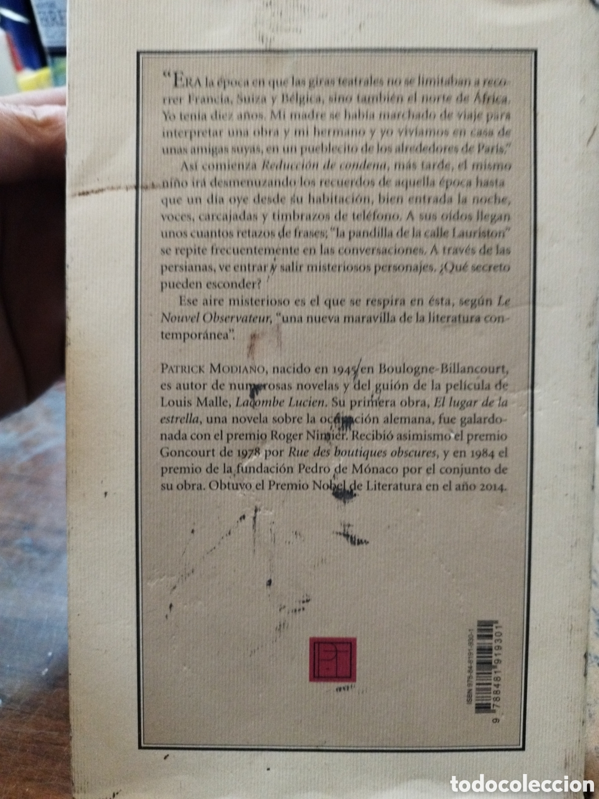 Libros: REDUCCION DE CONDENA - MODIANO,Patrick - Foto 2
