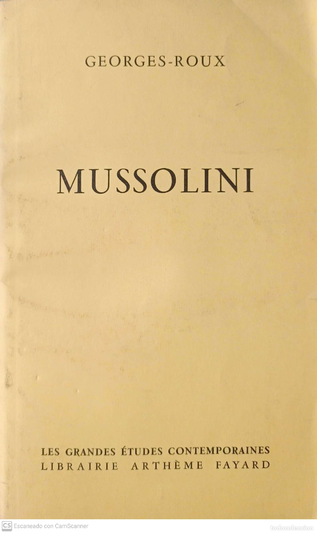 Libros: Mussolini - Georges-Roux - Foto 1