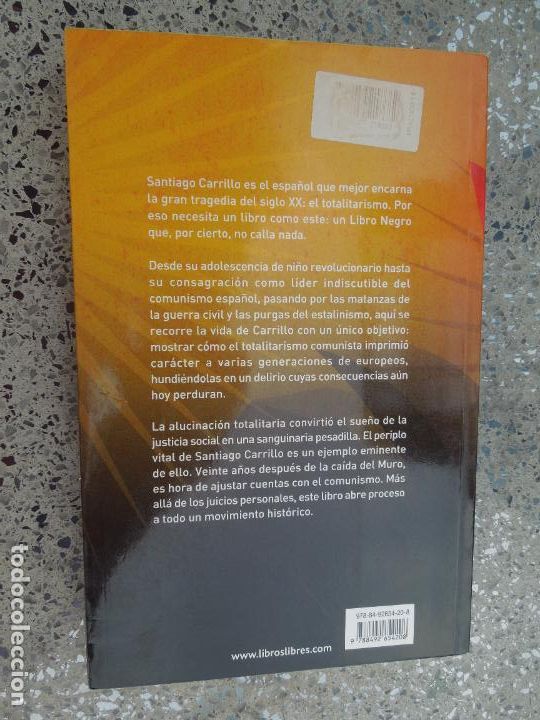 Libros: EL LIBRO NEGRO DE CARRILLO - JOS&Eacute; JAVIER ESPARZA - LIBROSLIBRES 1&ordf; EDICI&Oacute;N 2010. - Foto 2