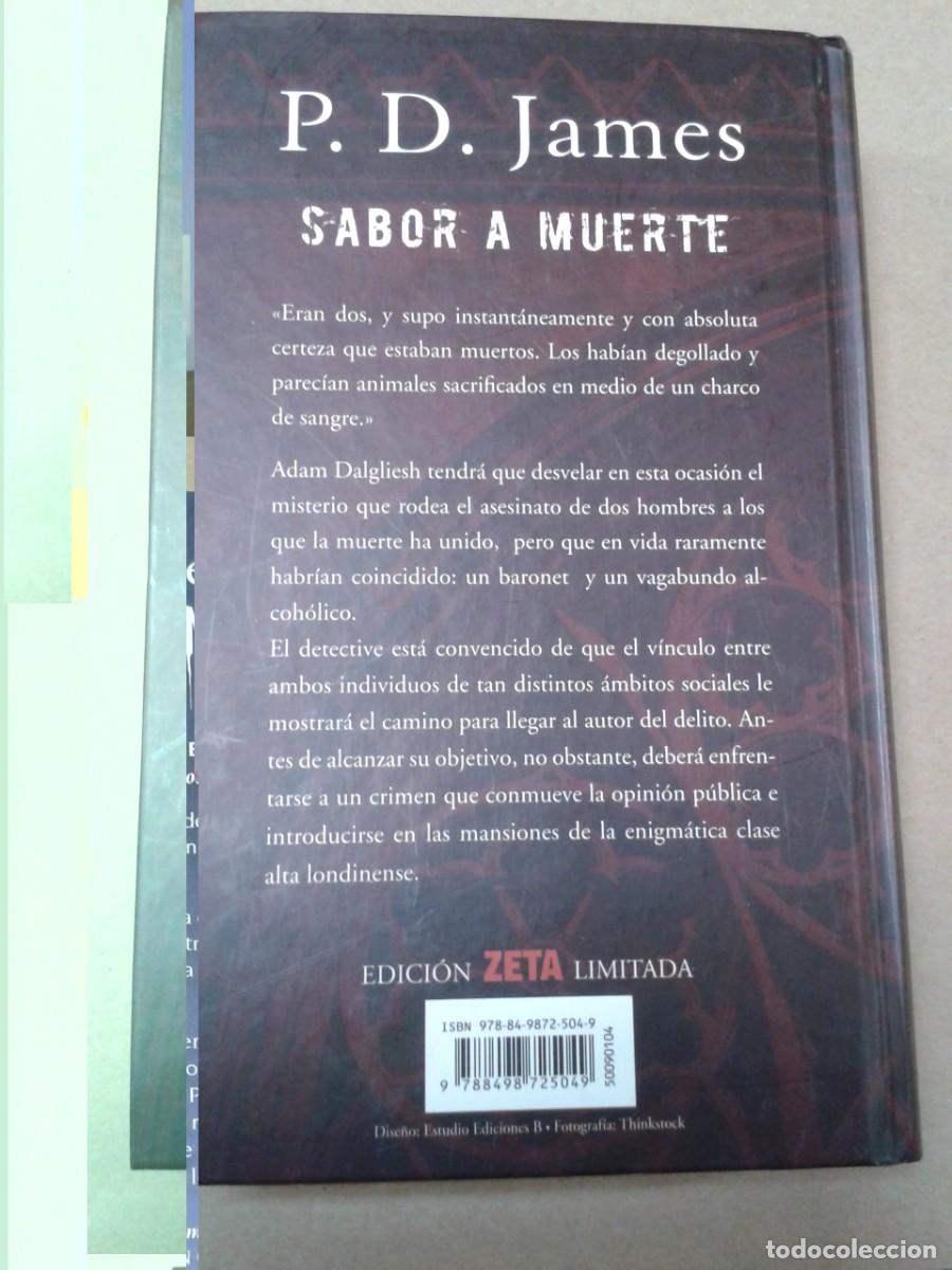 Libros: SABOR A MUERTE (SERIE ADAM DALGLIESH 7) CL - Foto 2