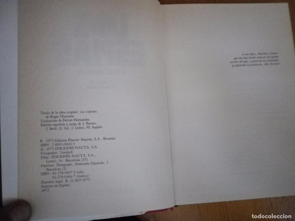 Libros: LOS ESP&Iacute;AS ROGER GHEYSENS EDICIONES NAUTA - Foto 3