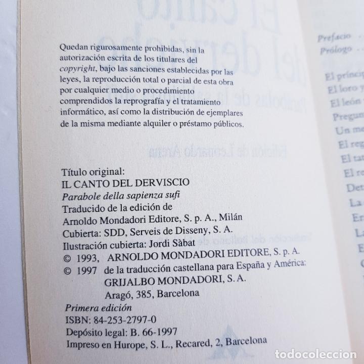 Libros: LIBRO-EL CANTO DEL DEVICHE-PAR&Aacute;BOLAS DE LA SABIDUR&Iacute;A SUF&Iacute;-YAMAL OD.DIN RUMI- - Foto 9