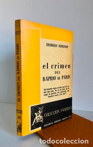 Libros: El crimen del r&aacute;pido de Par&iacute;s - SIMENON, Georges - Foto 1