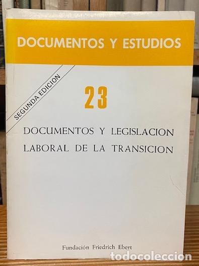 Libros: DOCUMENTOS Y LEGISLACION LABORAL DE LA TRANSICION - Foto 1