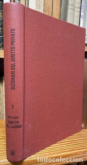 Libros: DIZIONARI DEL DIRITTO PRIVATO. 2. Dell'olio. Diritto del Lavoro - IRTI, Natalino