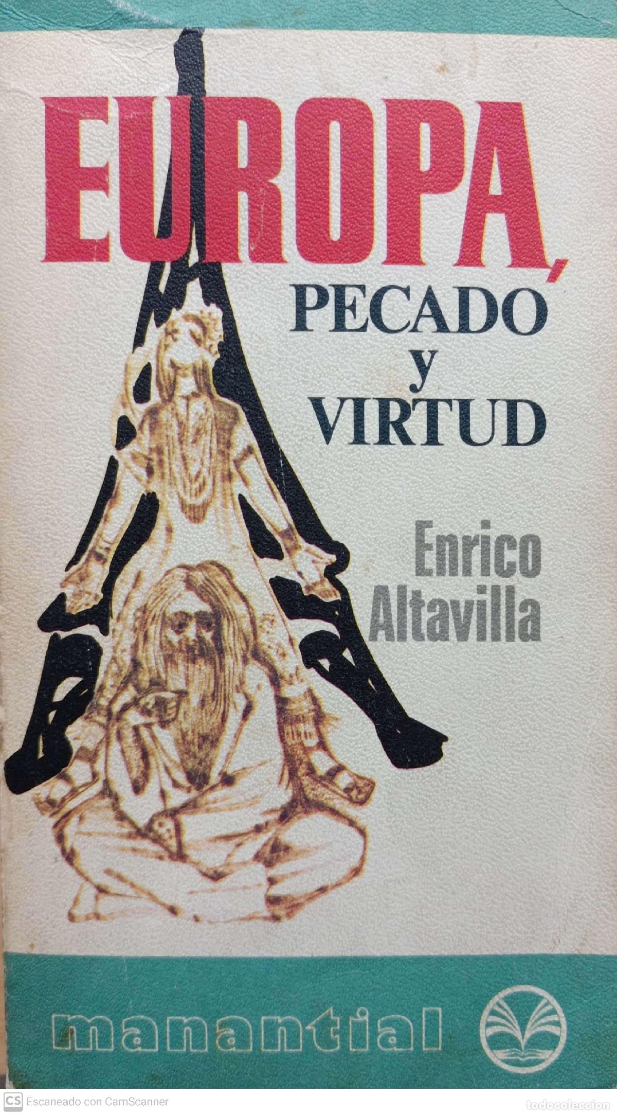 Libros: EUROPA, PECADO Y VIRTUD - Altavilla, Enrico - Foto 1