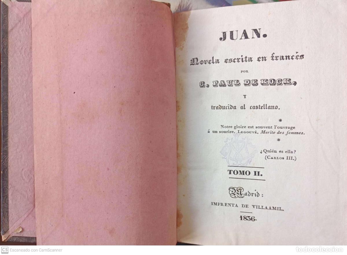 Libros: Juan - G. Paul de Kock - Foto 1