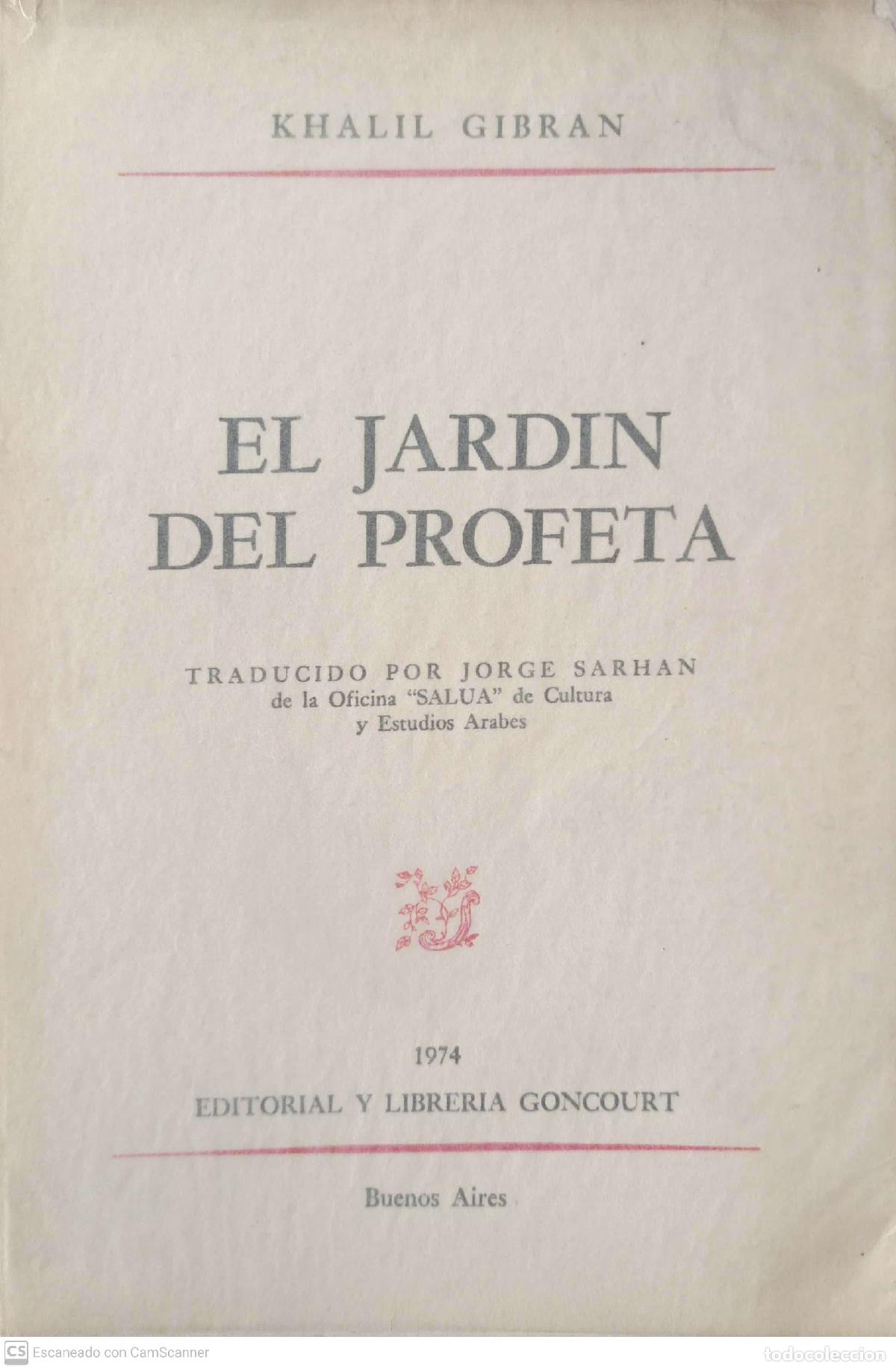 Libros: El jard&iacute;n del profeta - Khalil Gibran - Foto 1