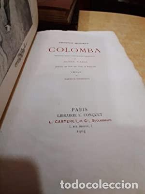 Libros: COLOMBA Soixante-trois compositions originales de Daniel Vierge... Prosper M&eacute;rim&eacute;e. - Foto 2