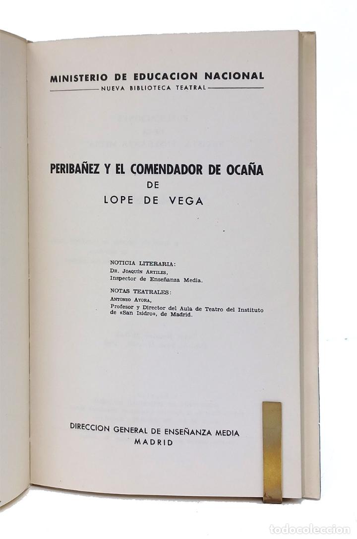 Libros: VEGA (Lope de). Perib&aacute;&ntilde;ez y el comendador de Oca&ntilde;a - Foto 2