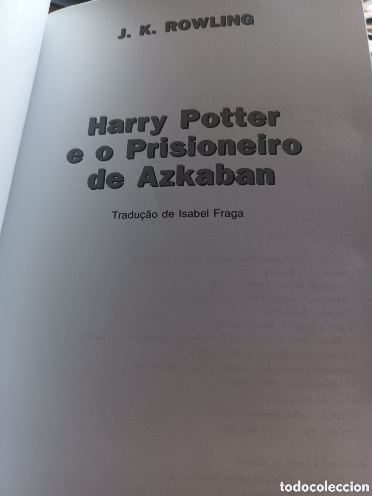 Libros: Barybook 123 Harry Potter eo Prisioneiro de Azkaban presenca - Foto 4