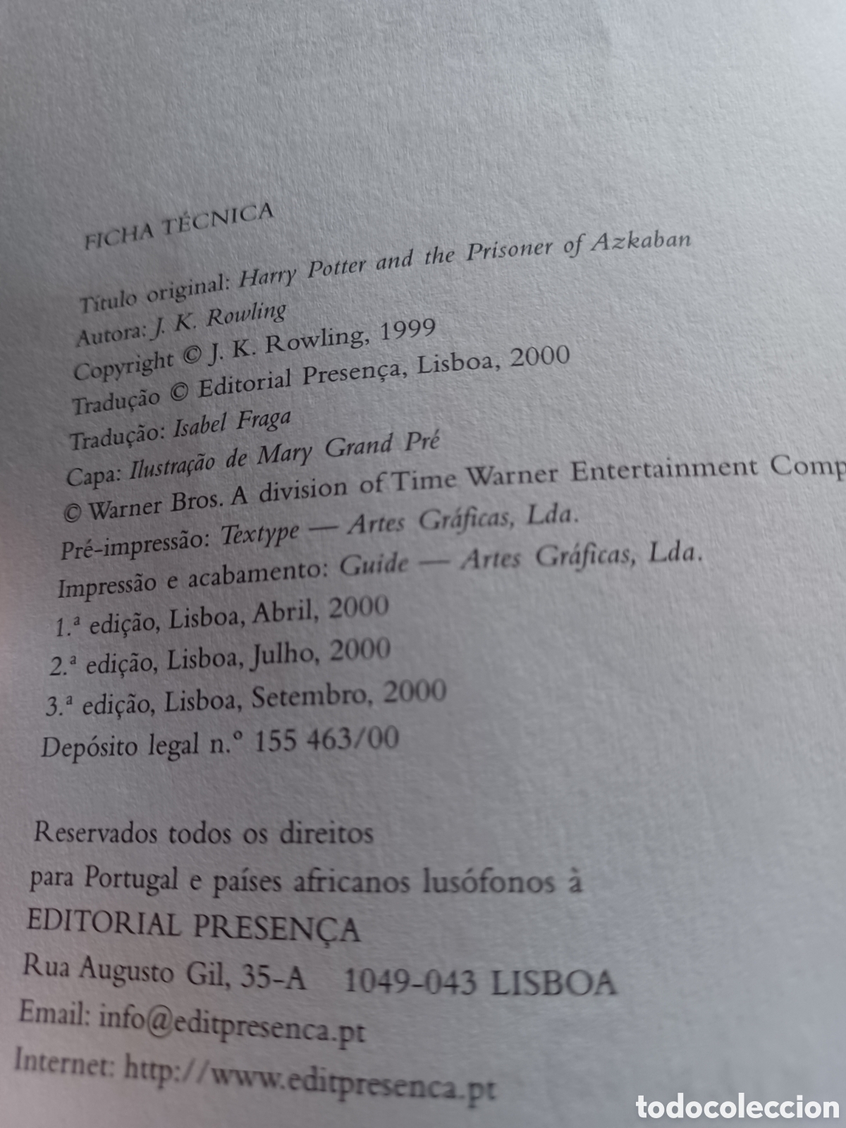 Libros: Barybook 123 Harry Potter eo Prisioneiro de Azkaban presenca - Foto 5