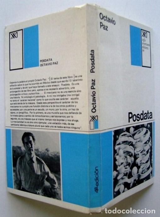 Libros: POSDATA - Octavio Paz - Foto 2