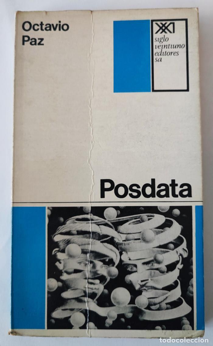 Libros: POSDATA - Octavio Paz - Foto 1