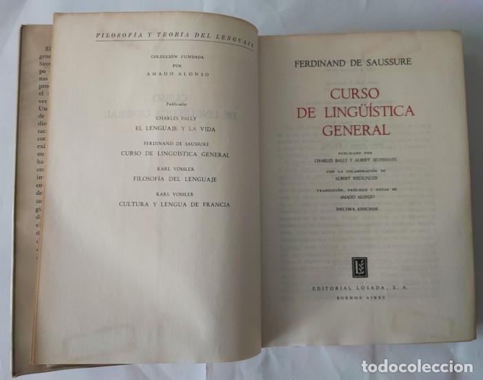 Libros: CURSO DE LING&Uuml;&Iacute;STICA GENERAL - Ferdinand De Saussure - Foto 2