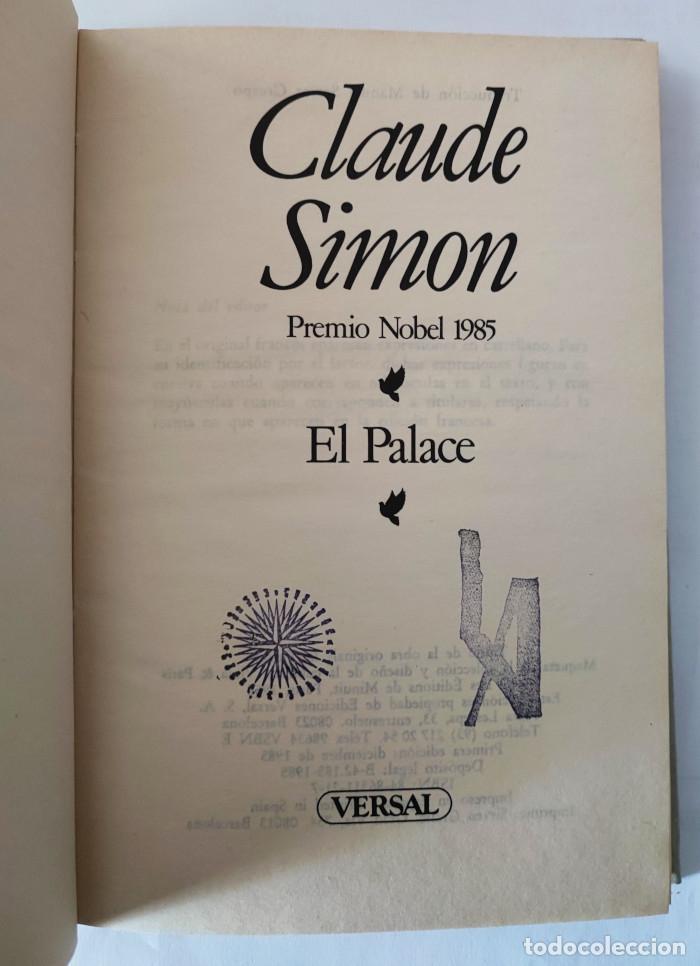 Libros: EL PALACE - Claude Simon - Foto 2