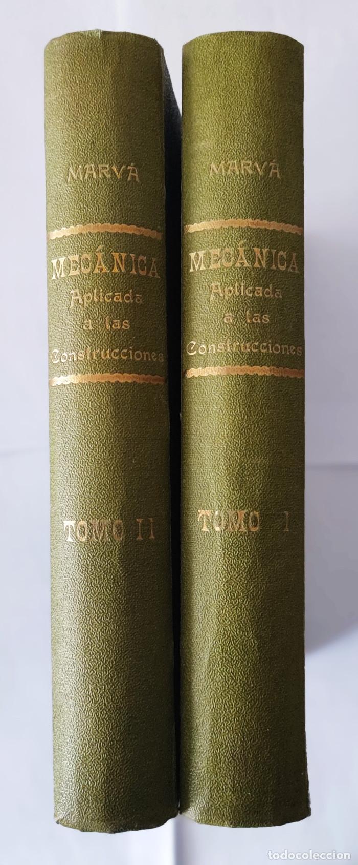Libros: MEC&Aacute;NICA APLICADA A LAS CONSTRUCCIONES (2 TOMOS) - Jos&eacute; Marv&aacute; Y Mayer - Foto 2