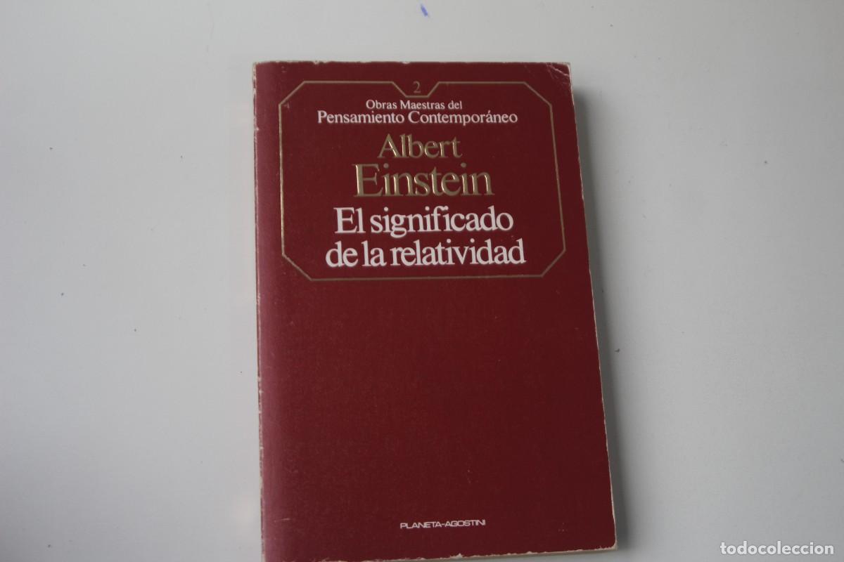 Libros: EL SIGNIFICADO DE LA RELATIVIDAD - Foto 1