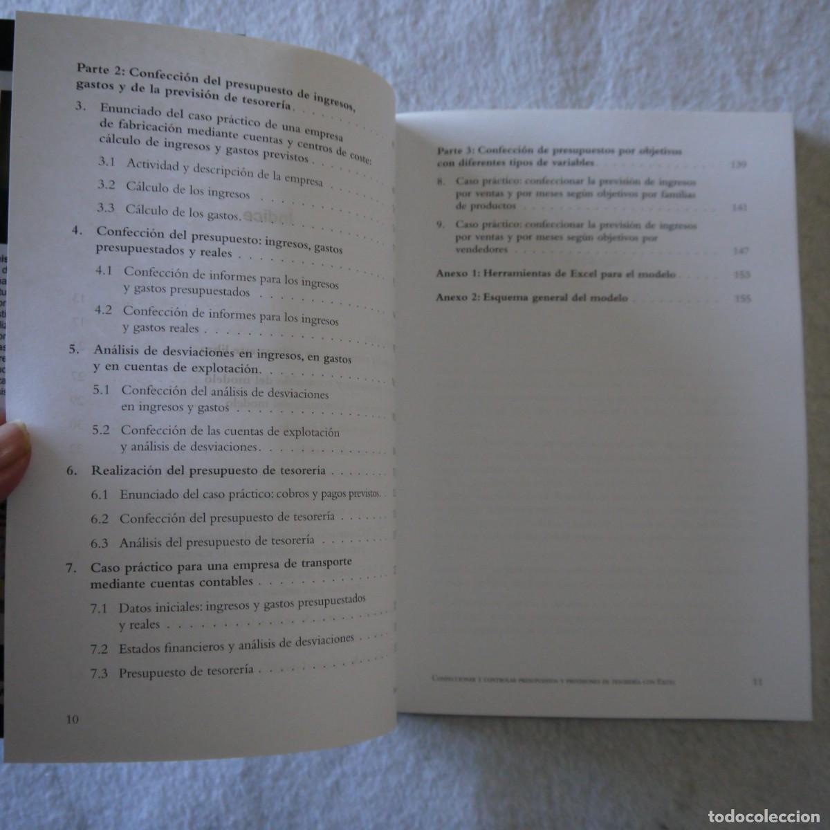 Libros: CONFECCIONAR Y CONTROLAR PRESUPUESTOS Y PREVISIONES DE TESORER&Iacute;A CON EXCEL - LUIS MU&Ntilde;IZ - 2011 - Foto 7
