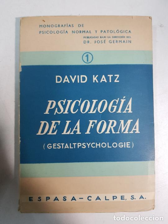 Libros: Psicolog&iacute;a de la forma / David Katz - Foto 1