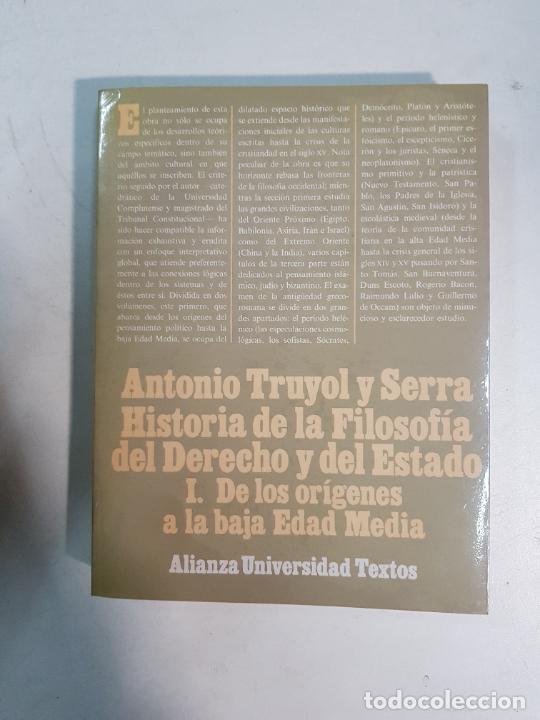 Libros: Historia de la filosof&iacute;a del Derecho y del Estado: 1. De los or&iacute;genes a la Baja Edad Media / Truyol
