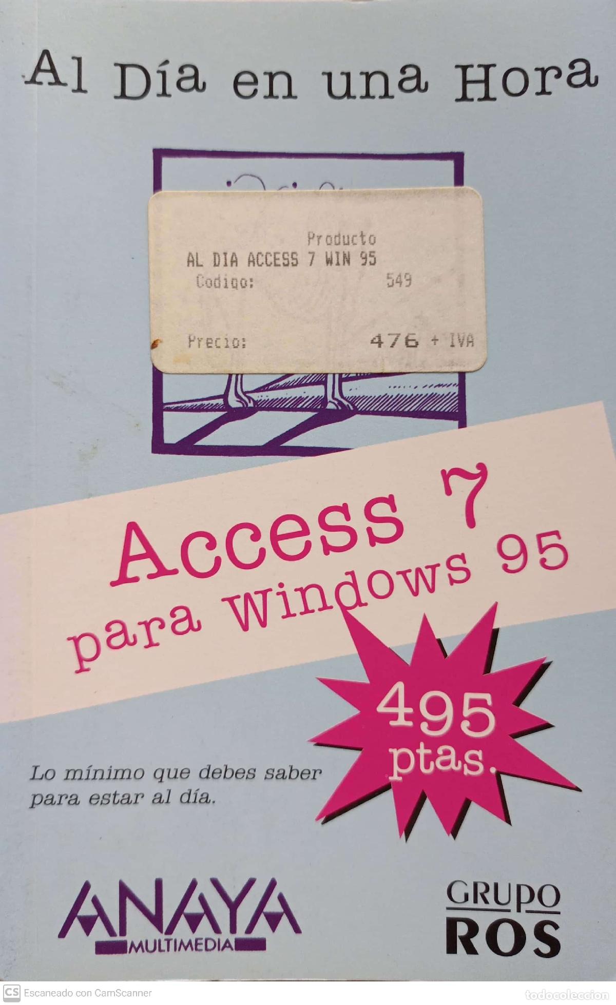Libros: Access 7 para Windows 95 - Casas Luengo, Juli&aacute;n - Foto 1
