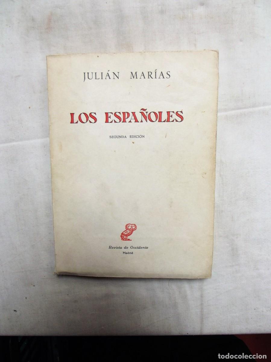 Libros: LOS ESPA&Ntilde;OLES DE JULIAN MARIAS - Foto 1