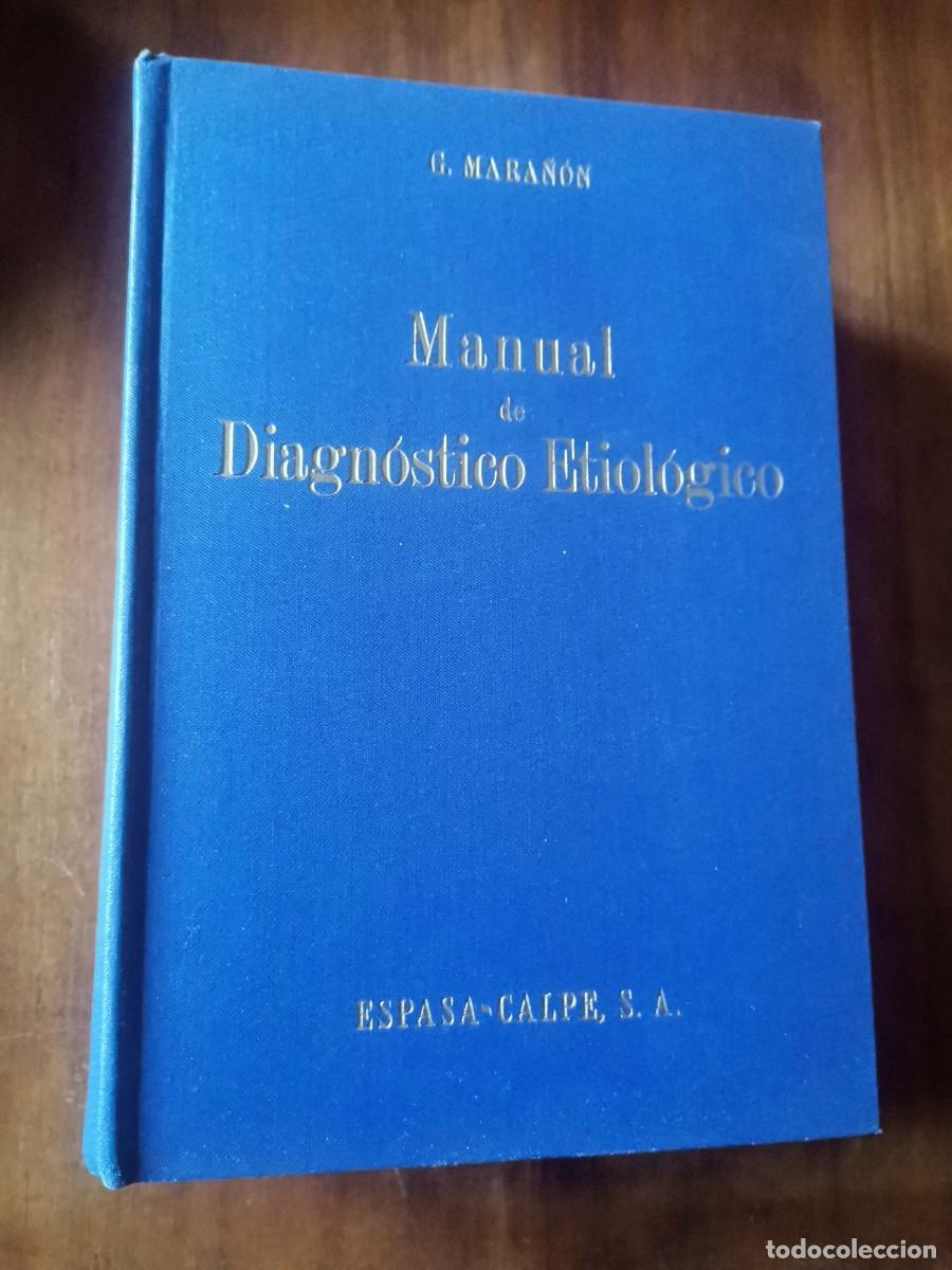 Libros: MANUAL DE DIAGN&Oacute;STICO ETIOL&Oacute;GICO. G. MARA&Ntilde;&Oacute;N. - Foto 1