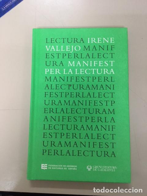 Libros: Manifest per la lectura - Irene Vallejo - Foto 1