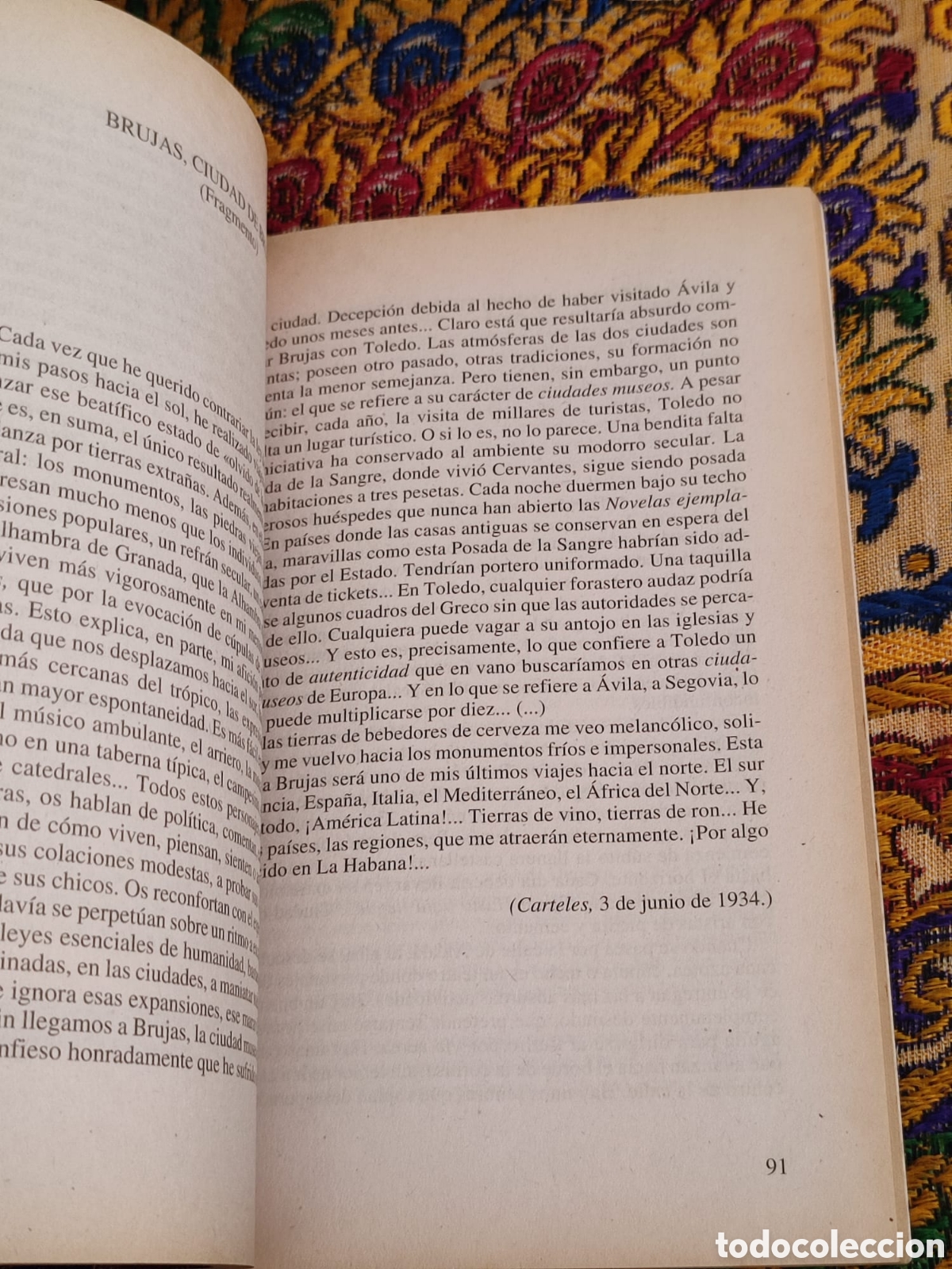 Libros: Alejo Carpentier Cr&oacute;nicas de Espa&ntilde;a 1925-1937 - Foto 6