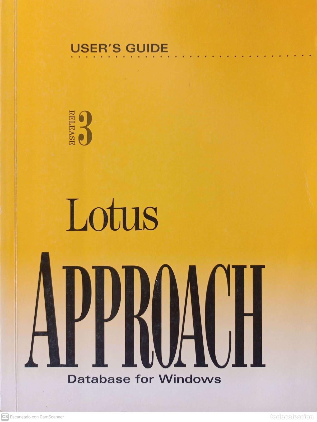 Libros: Lotus. Release 3. Approach Database for Windows - No definido - Foto 1